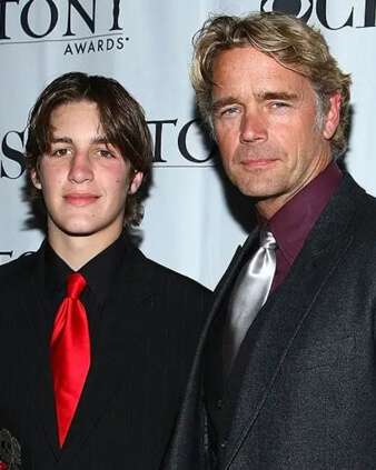 Chasen Joseph Schneider with his father, John Schneider.